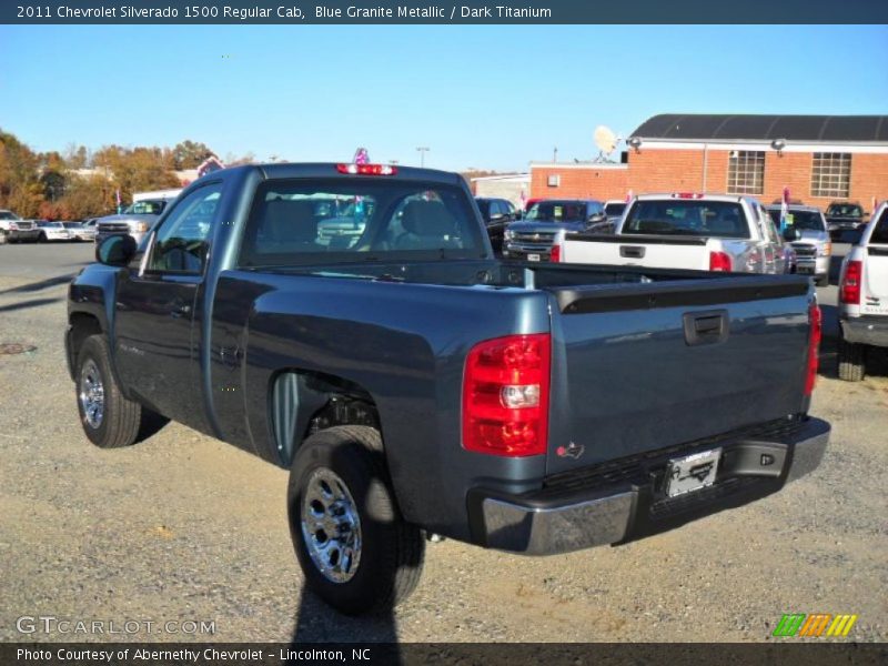 Blue Granite Metallic / Dark Titanium 2011 Chevrolet Silverado 1500 Regular Cab