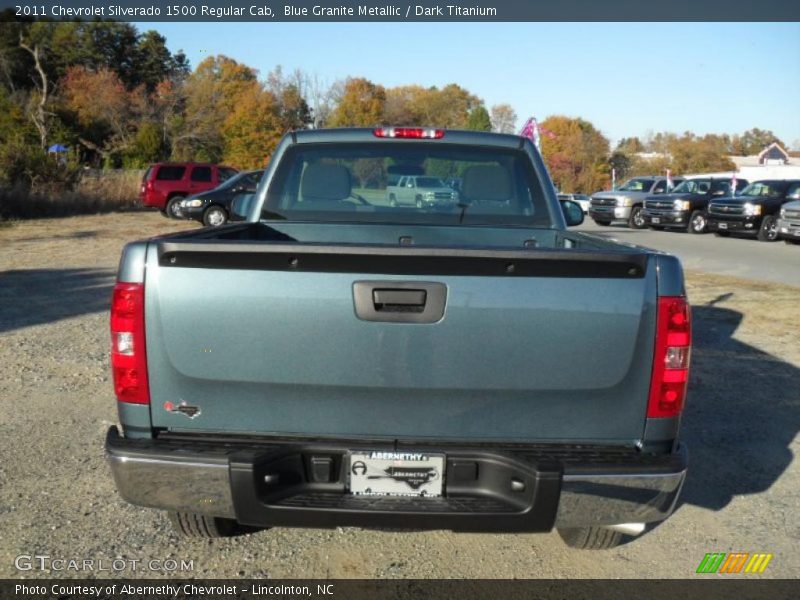 Blue Granite Metallic / Dark Titanium 2011 Chevrolet Silverado 1500 Regular Cab