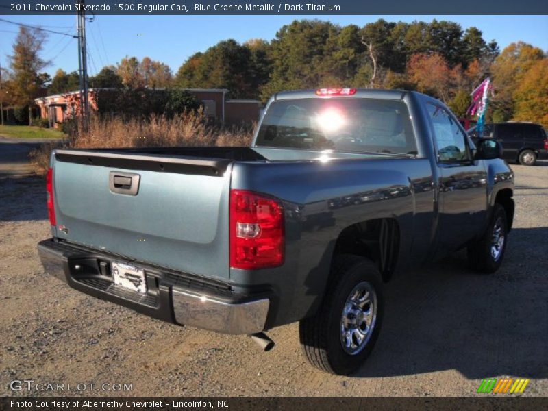 Blue Granite Metallic / Dark Titanium 2011 Chevrolet Silverado 1500 Regular Cab
