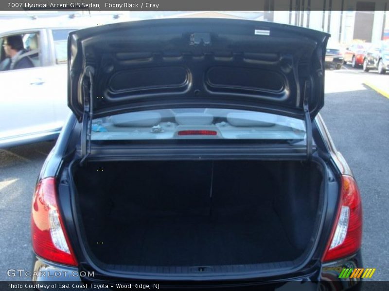 Ebony Black / Gray 2007 Hyundai Accent GLS Sedan