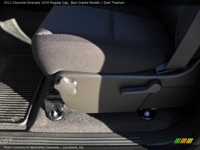 Blue Granite Metallic / Dark Titanium 2011 Chevrolet Silverado 1500 Regular Cab