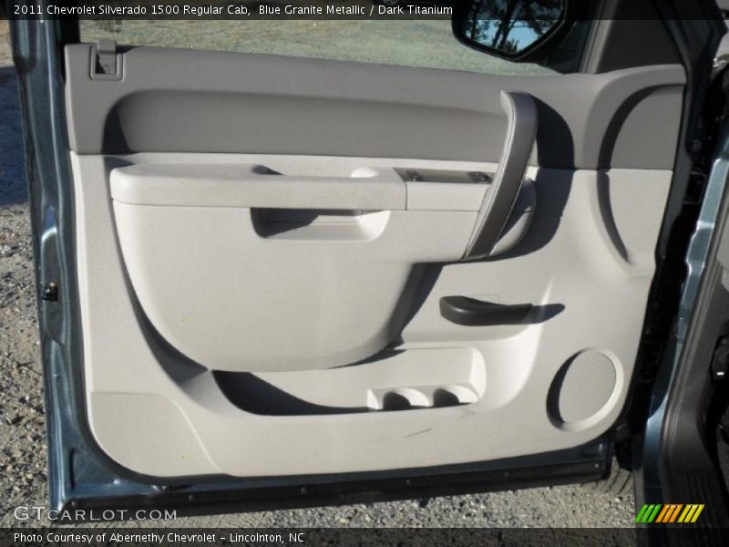Blue Granite Metallic / Dark Titanium 2011 Chevrolet Silverado 1500 Regular Cab