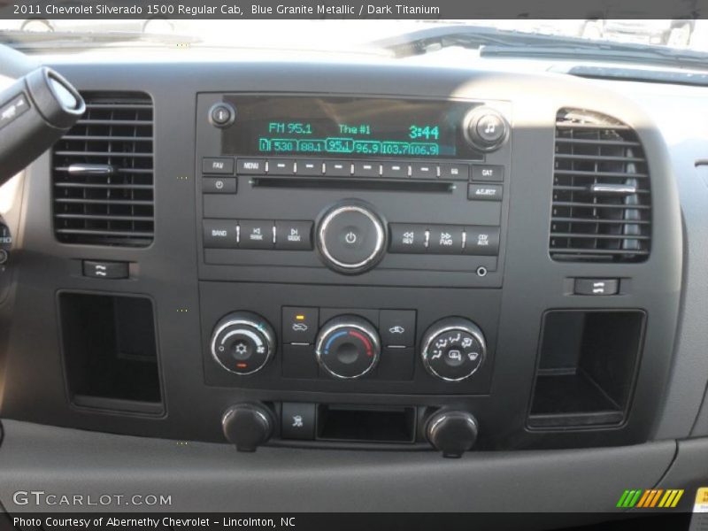 Blue Granite Metallic / Dark Titanium 2011 Chevrolet Silverado 1500 Regular Cab
