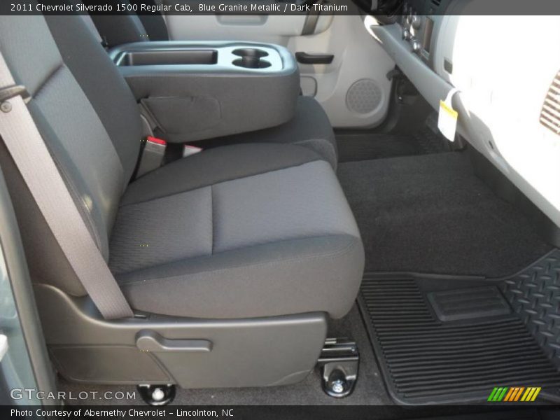 Blue Granite Metallic / Dark Titanium 2011 Chevrolet Silverado 1500 Regular Cab