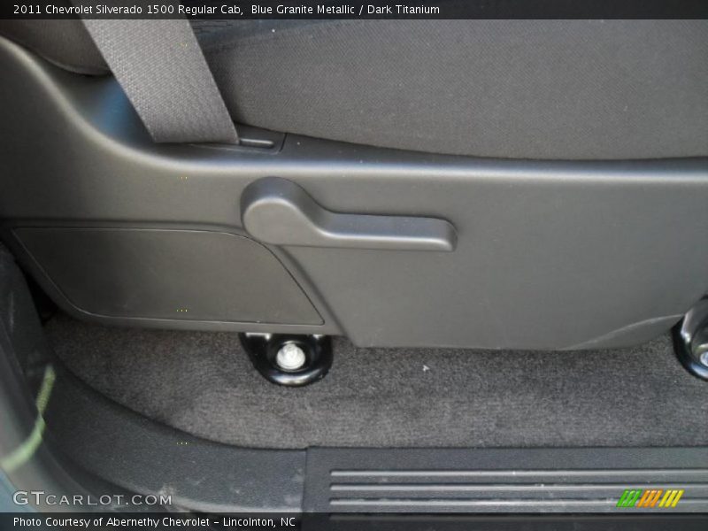Blue Granite Metallic / Dark Titanium 2011 Chevrolet Silverado 1500 Regular Cab