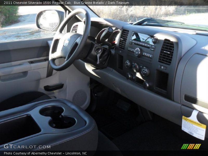 Blue Granite Metallic / Dark Titanium 2011 Chevrolet Silverado 1500 Regular Cab