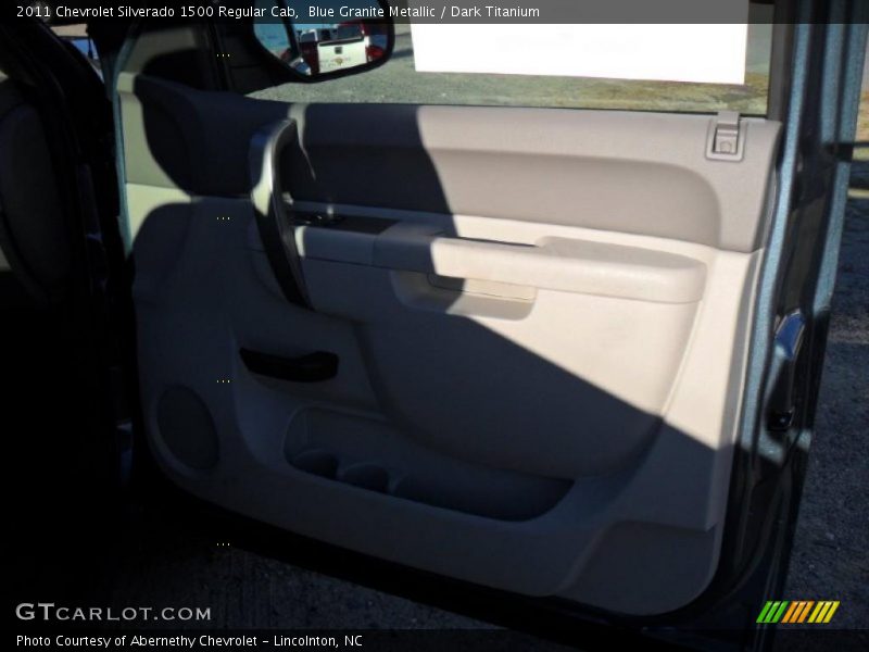 Blue Granite Metallic / Dark Titanium 2011 Chevrolet Silverado 1500 Regular Cab