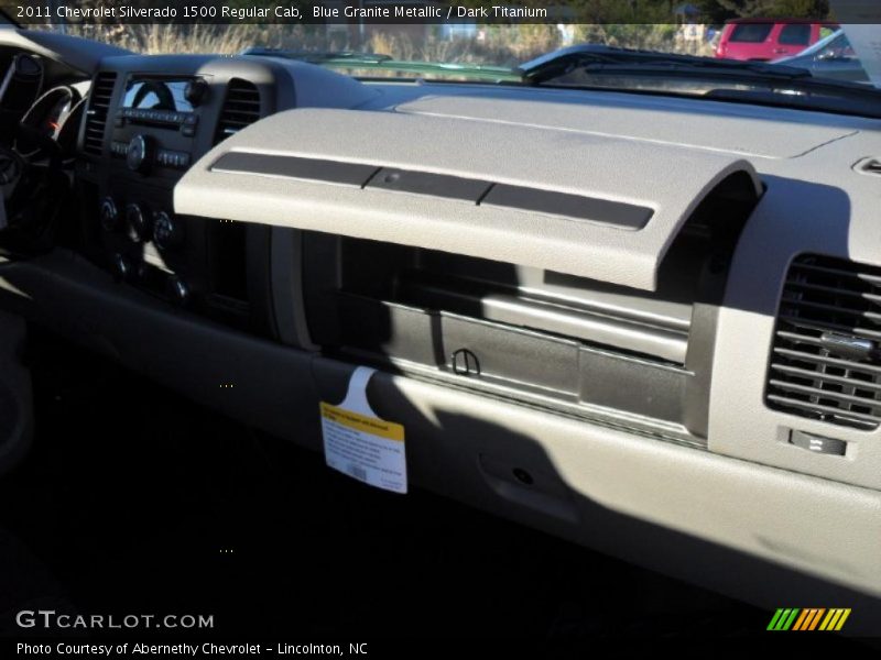 Blue Granite Metallic / Dark Titanium 2011 Chevrolet Silverado 1500 Regular Cab