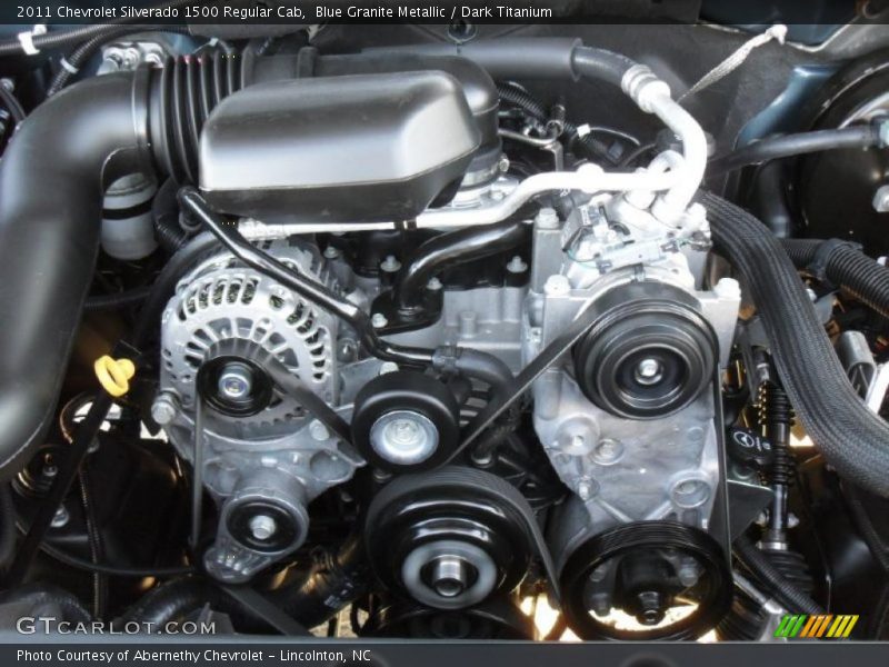 Blue Granite Metallic / Dark Titanium 2011 Chevrolet Silverado 1500 Regular Cab