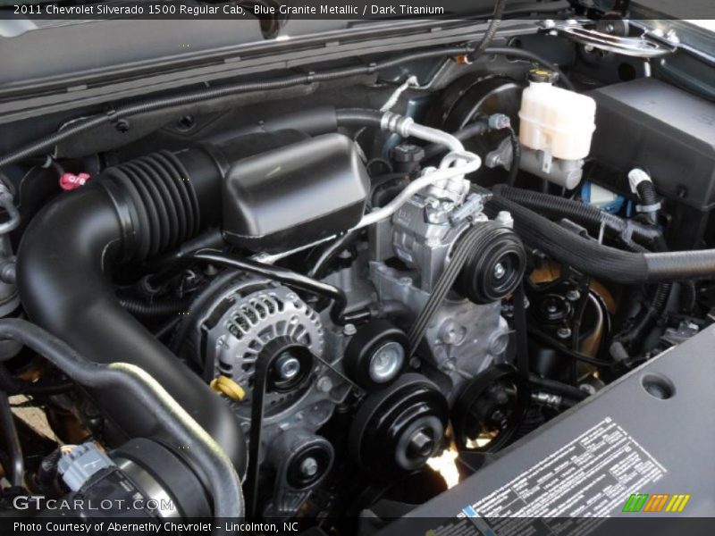 Blue Granite Metallic / Dark Titanium 2011 Chevrolet Silverado 1500 Regular Cab