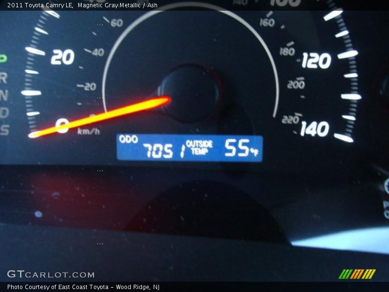Magnetic Gray Metallic / Ash 2011 Toyota Camry LE