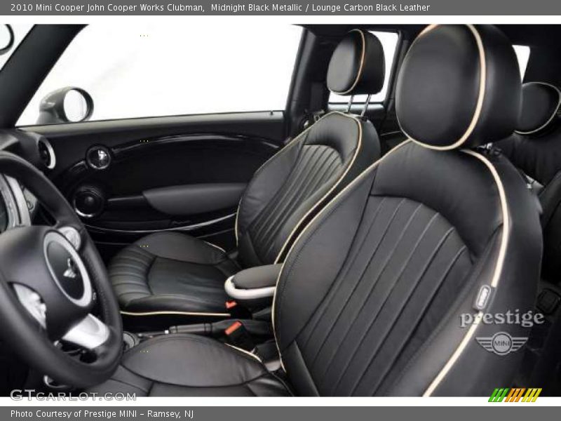 Midnight Black Metallic / Lounge Carbon Black Leather 2010 Mini Cooper John Cooper Works Clubman