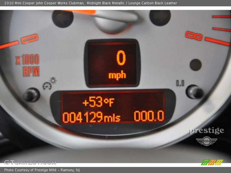Midnight Black Metallic / Lounge Carbon Black Leather 2010 Mini Cooper John Cooper Works Clubman