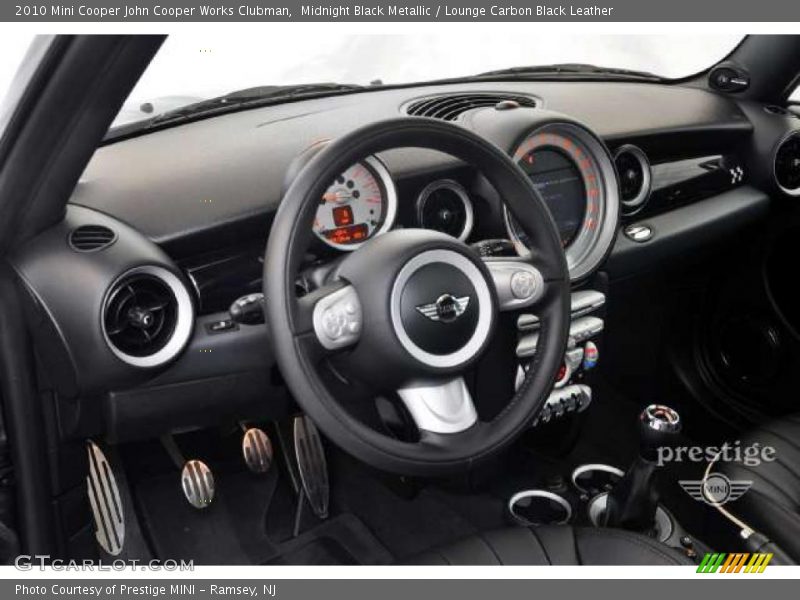 Midnight Black Metallic / Lounge Carbon Black Leather 2010 Mini Cooper John Cooper Works Clubman