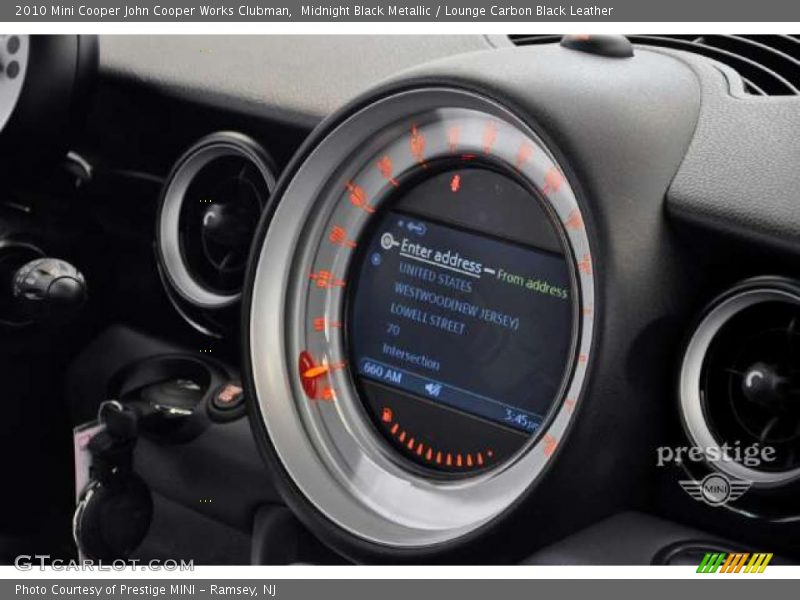 Midnight Black Metallic / Lounge Carbon Black Leather 2010 Mini Cooper John Cooper Works Clubman