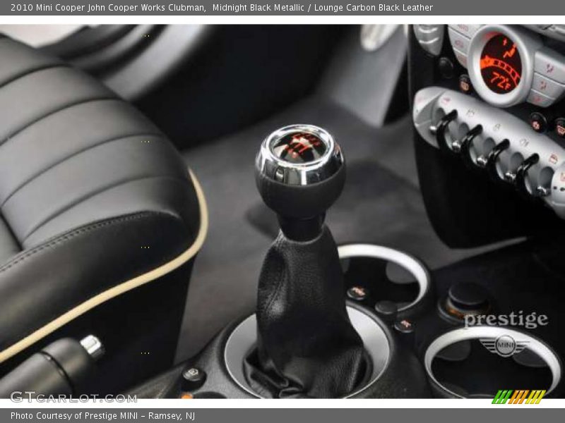 Midnight Black Metallic / Lounge Carbon Black Leather 2010 Mini Cooper John Cooper Works Clubman