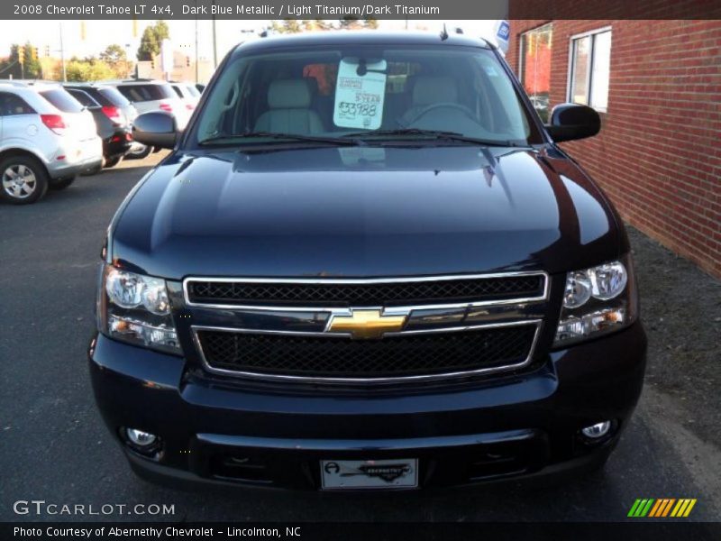 Dark Blue Metallic / Light Titanium/Dark Titanium 2008 Chevrolet Tahoe LT 4x4