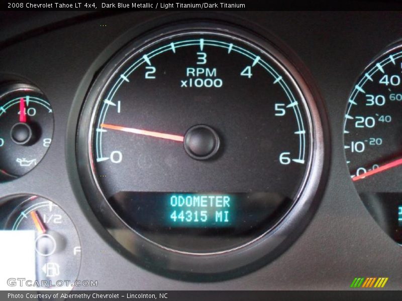 Dark Blue Metallic / Light Titanium/Dark Titanium 2008 Chevrolet Tahoe LT 4x4