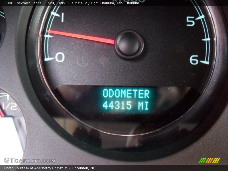 Dark Blue Metallic / Light Titanium/Dark Titanium 2008 Chevrolet Tahoe LT 4x4