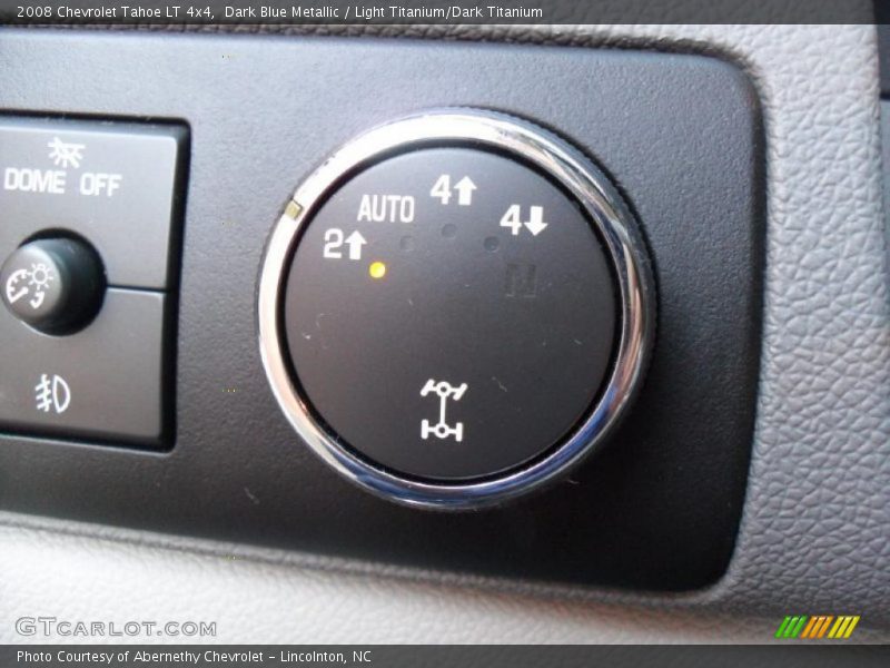 Dark Blue Metallic / Light Titanium/Dark Titanium 2008 Chevrolet Tahoe LT 4x4