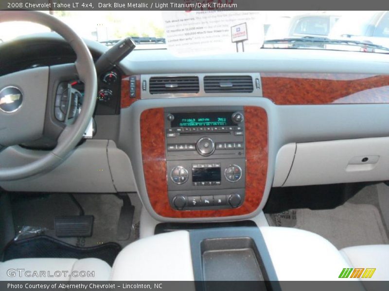 Dark Blue Metallic / Light Titanium/Dark Titanium 2008 Chevrolet Tahoe LT 4x4