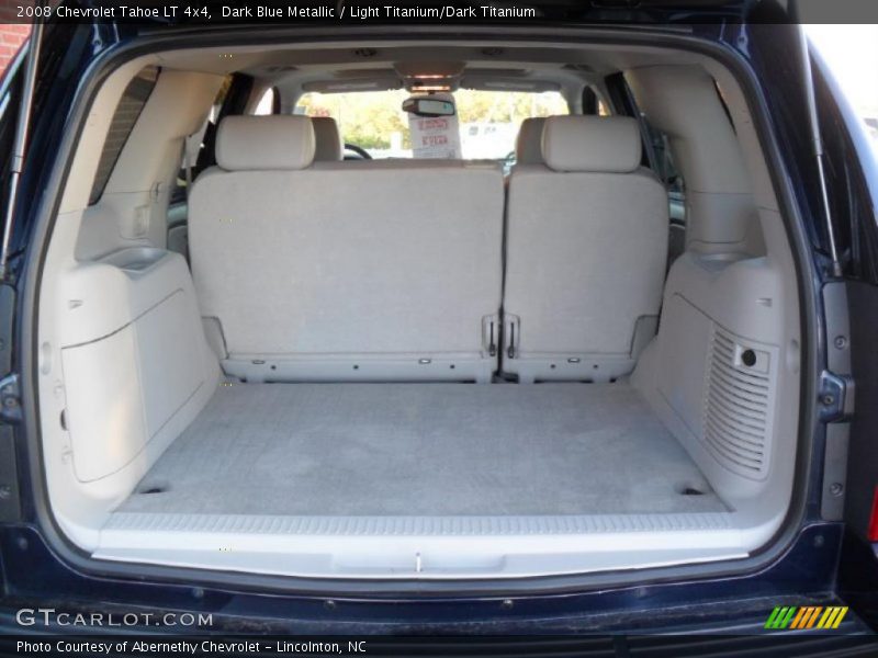 Dark Blue Metallic / Light Titanium/Dark Titanium 2008 Chevrolet Tahoe LT 4x4