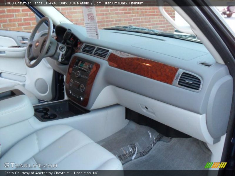 Dark Blue Metallic / Light Titanium/Dark Titanium 2008 Chevrolet Tahoe LT 4x4