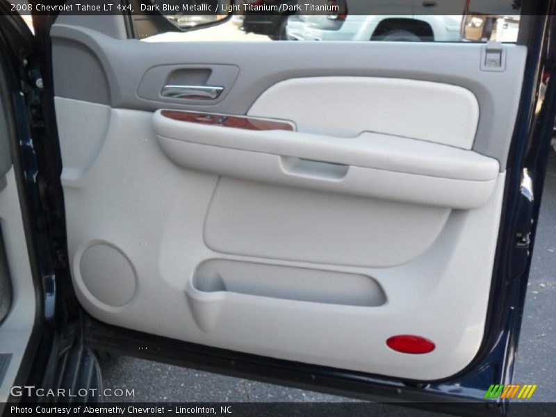 Dark Blue Metallic / Light Titanium/Dark Titanium 2008 Chevrolet Tahoe LT 4x4