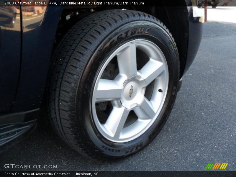 Dark Blue Metallic / Light Titanium/Dark Titanium 2008 Chevrolet Tahoe LT 4x4