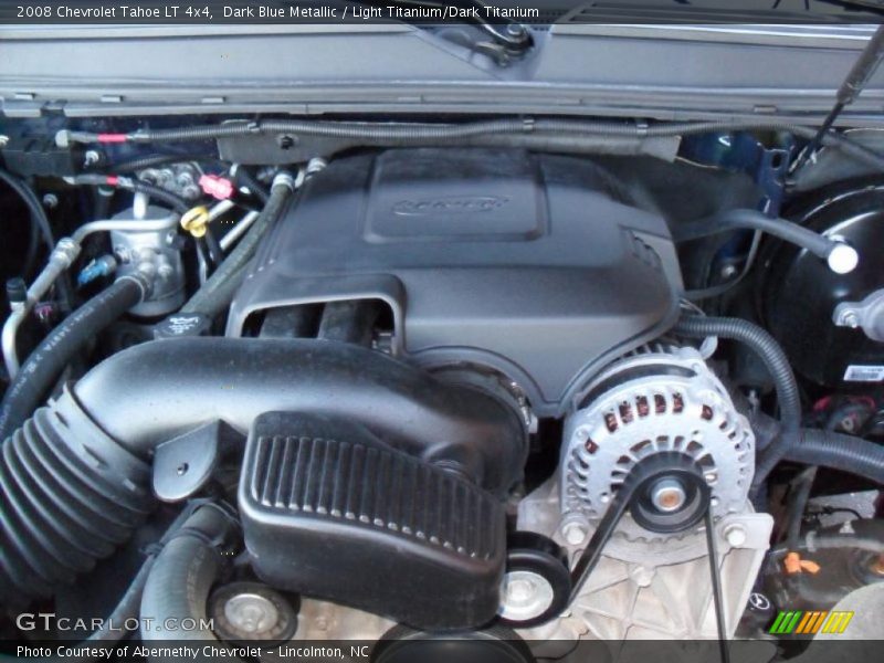 Dark Blue Metallic / Light Titanium/Dark Titanium 2008 Chevrolet Tahoe LT 4x4
