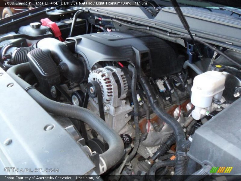 Dark Blue Metallic / Light Titanium/Dark Titanium 2008 Chevrolet Tahoe LT 4x4