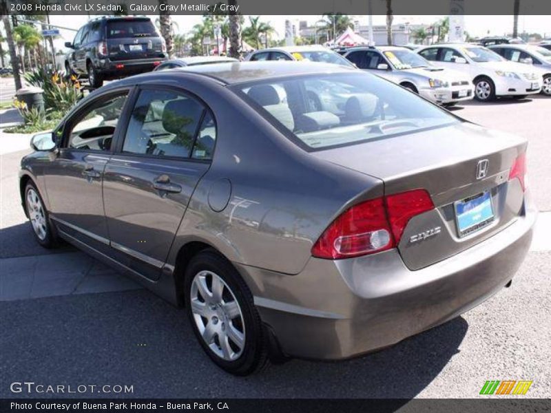 Galaxy Gray Metallic / Gray 2008 Honda Civic LX Sedan
