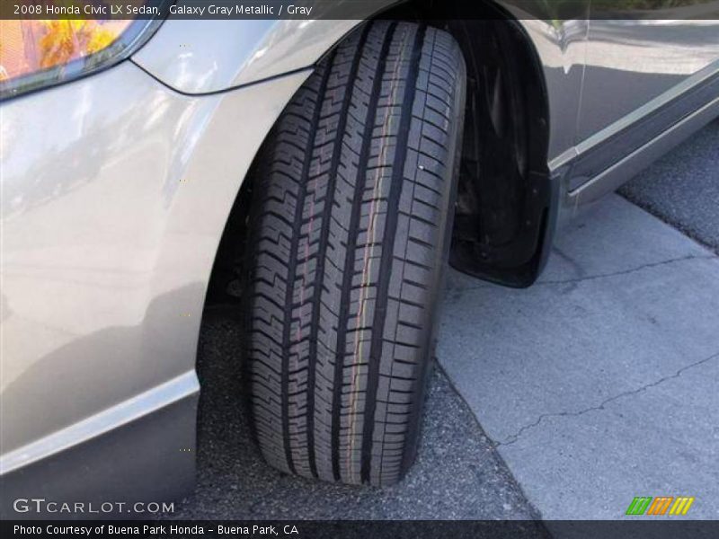 Galaxy Gray Metallic / Gray 2008 Honda Civic LX Sedan