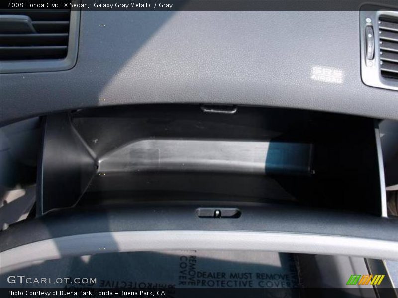Galaxy Gray Metallic / Gray 2008 Honda Civic LX Sedan