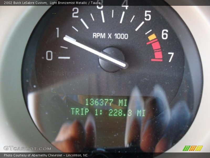 Light Bronzemist Metallic / Taupe 2002 Buick LeSabre Custom