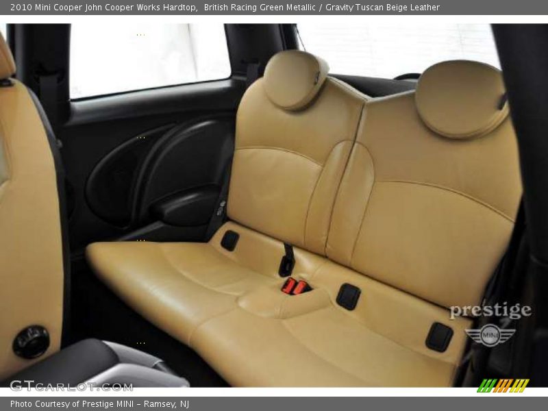 British Racing Green Metallic / Gravity Tuscan Beige Leather 2010 Mini Cooper John Cooper Works Hardtop