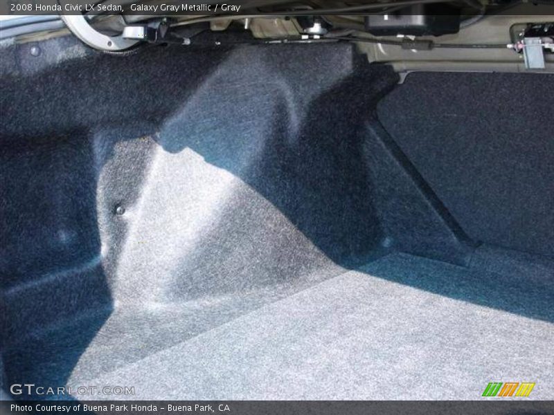 Galaxy Gray Metallic / Gray 2008 Honda Civic LX Sedan