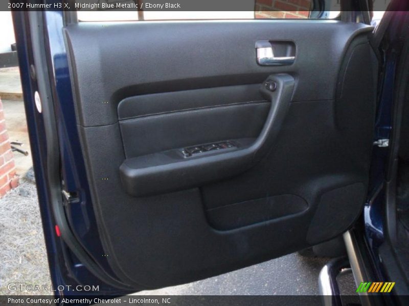 Midnight Blue Metallic / Ebony Black 2007 Hummer H3 X
