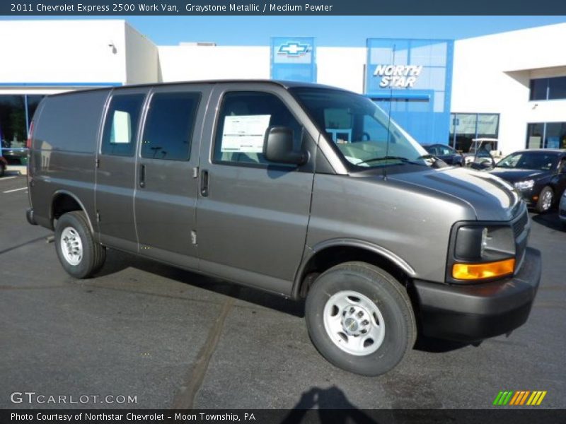 Graystone Metallic / Medium Pewter 2011 Chevrolet Express 2500 Work Van