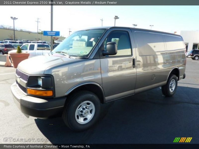 Graystone Metallic / Medium Pewter 2011 Chevrolet Express 2500 Work Van