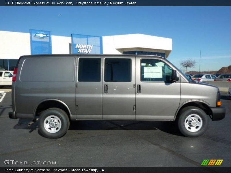 Graystone Metallic / Medium Pewter 2011 Chevrolet Express 2500 Work Van