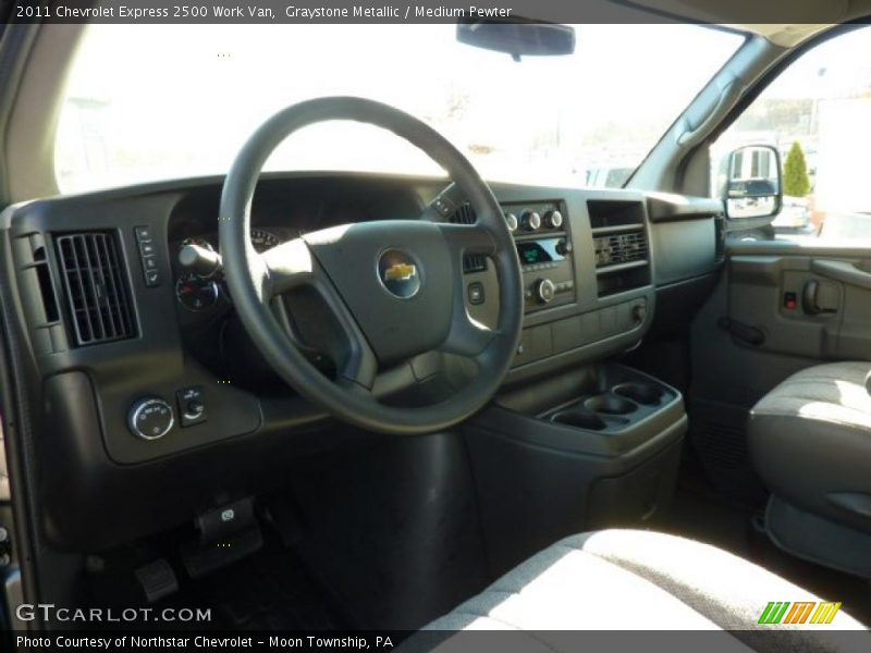 Graystone Metallic / Medium Pewter 2011 Chevrolet Express 2500 Work Van