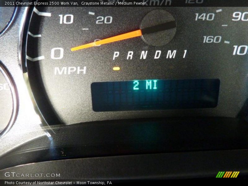 Graystone Metallic / Medium Pewter 2011 Chevrolet Express 2500 Work Van