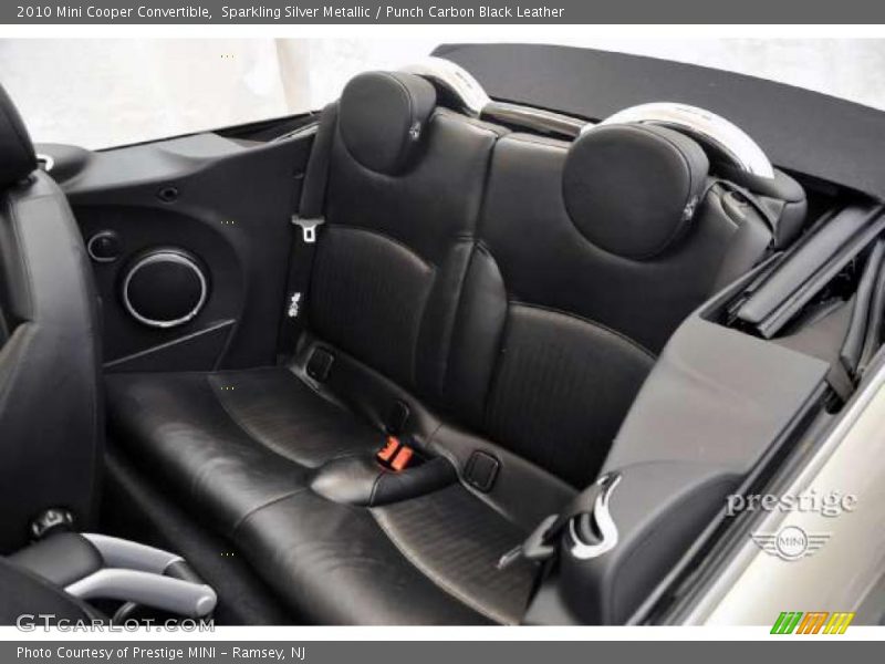 Sparkling Silver Metallic / Punch Carbon Black Leather 2010 Mini Cooper Convertible