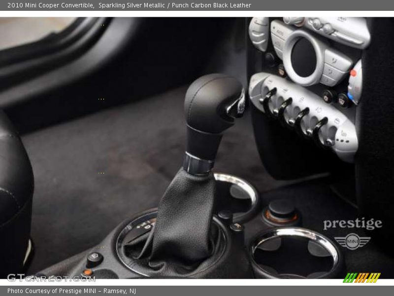 Sparkling Silver Metallic / Punch Carbon Black Leather 2010 Mini Cooper Convertible