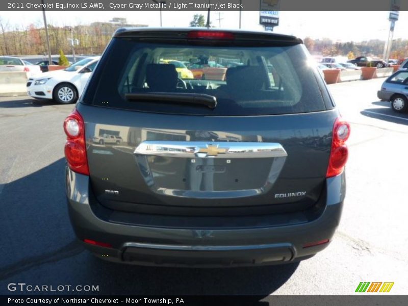 Cyber Gray Metallic / Light Titanium/Jet Black 2011 Chevrolet Equinox LS AWD