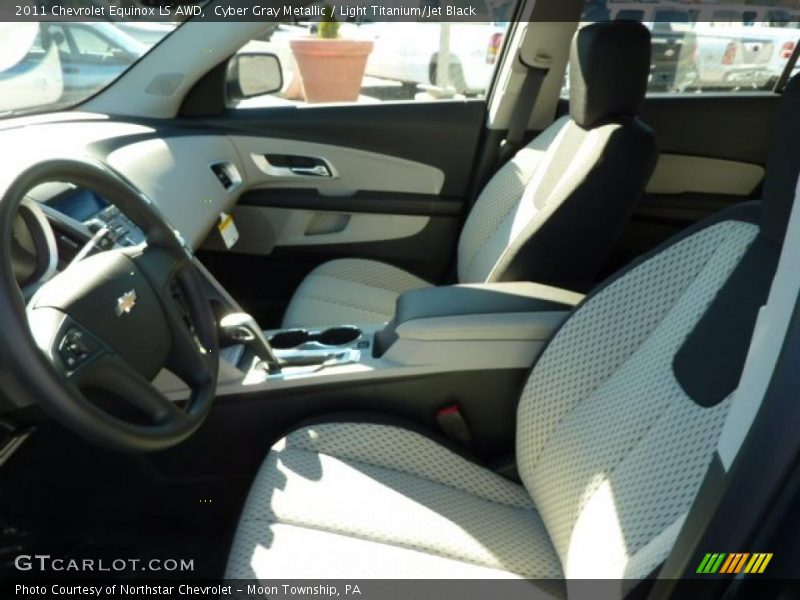  2011 Equinox LS AWD Light Titanium/Jet Black Interior
