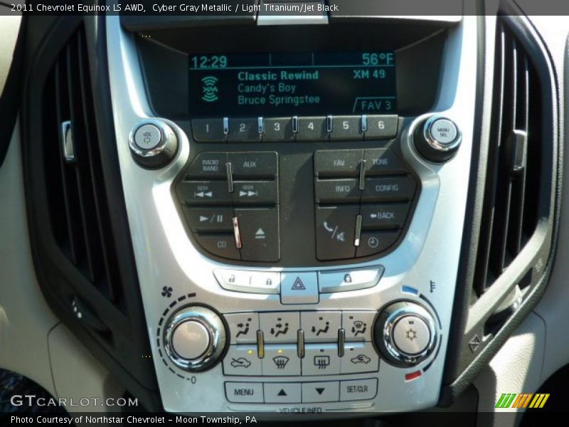 Controls of 2011 Equinox LS AWD