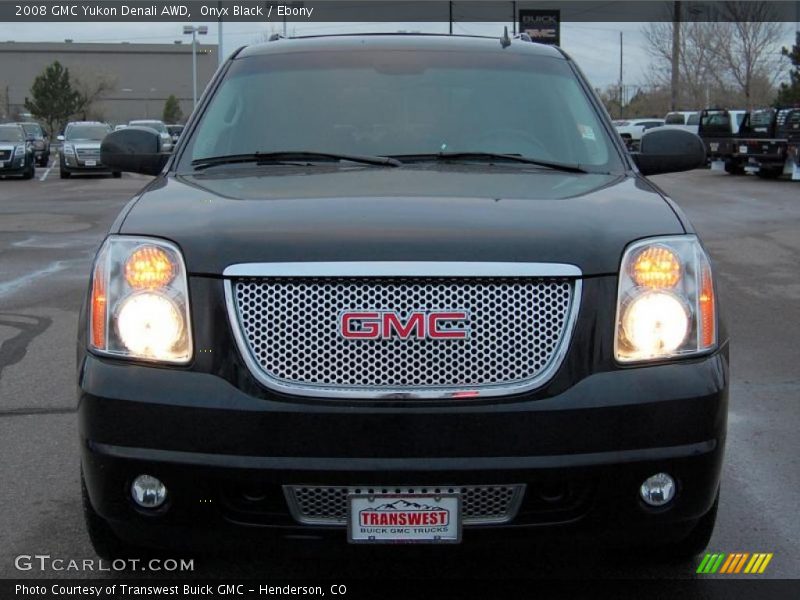 Onyx Black / Ebony 2008 GMC Yukon Denali AWD