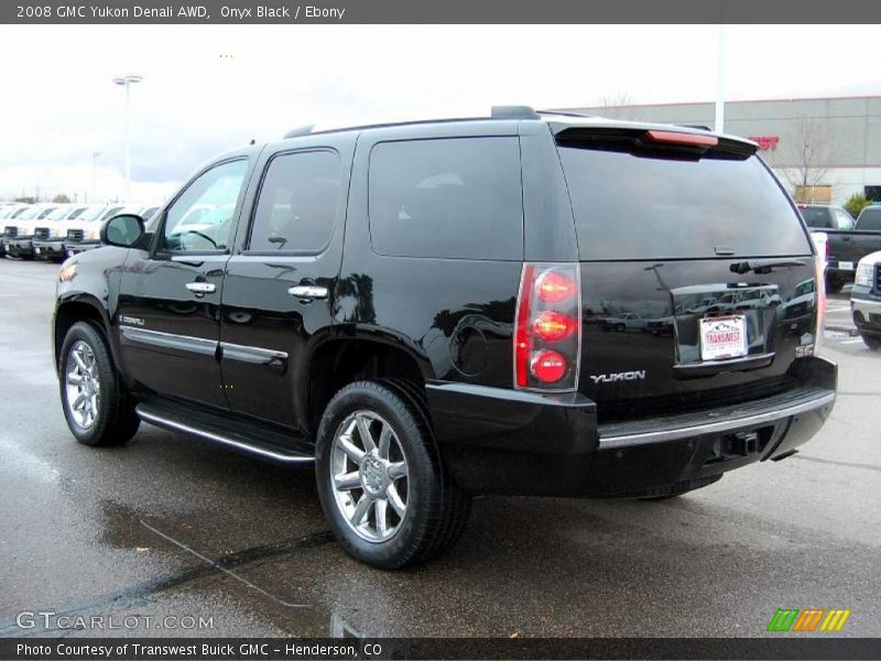 Onyx Black / Ebony 2008 GMC Yukon Denali AWD